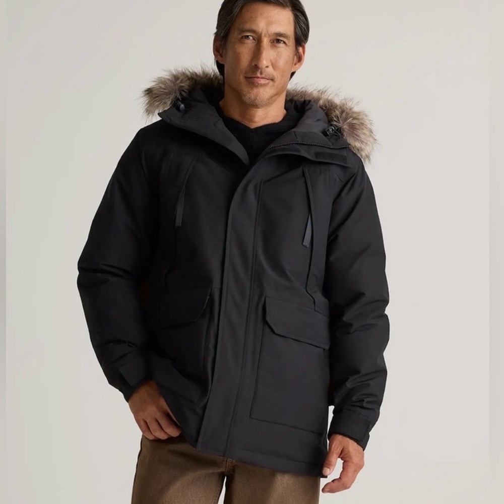 Quince Men's Responsible Down Parka in Black Size X-Large 1171
